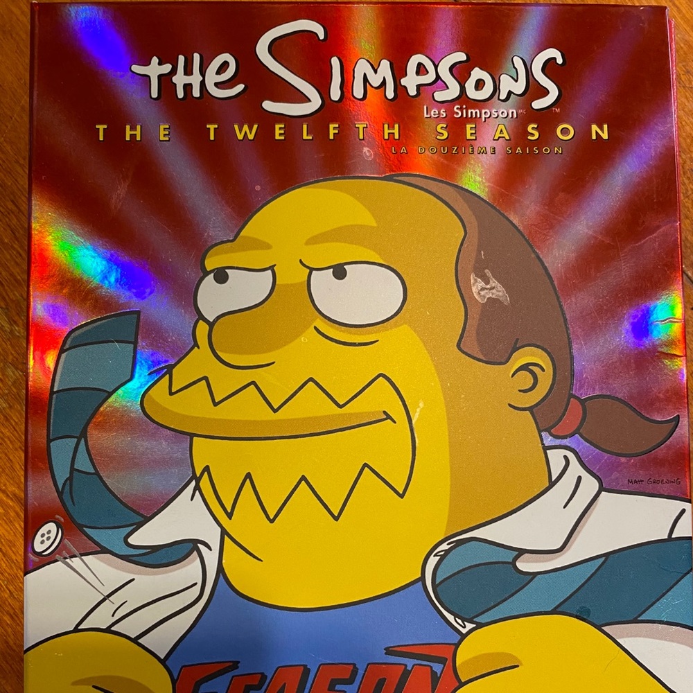 Simpsons season 12 DVD set